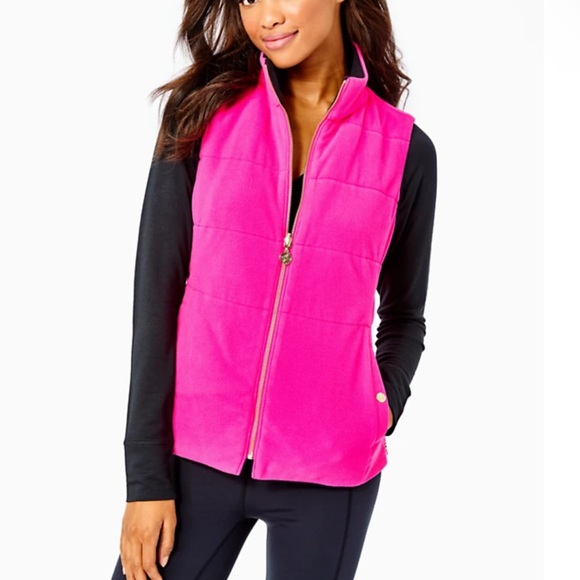 Lilly Pulitzer Jackets & Blazers - Lilly Pulitzer Brooklee reversible fleece vest